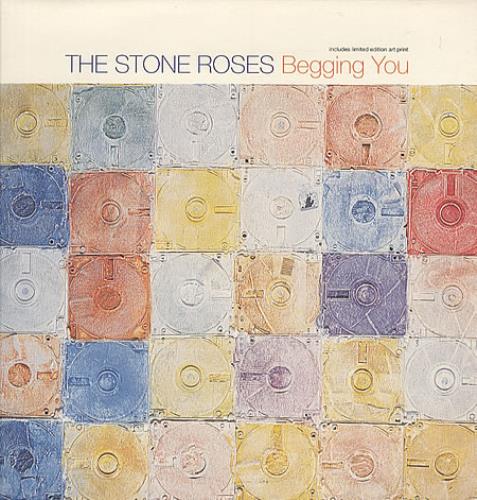The Stone Roses『Begging You』12inch The Stone Roses Begging You + Print UK 12